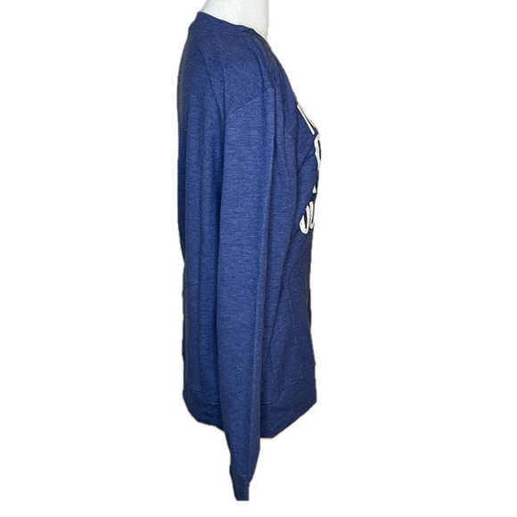 LILICLOTH Blue Graphic Pullover Sweatshirt Roll My Eyes Out Loud? - Size L - Picture 2 of 4